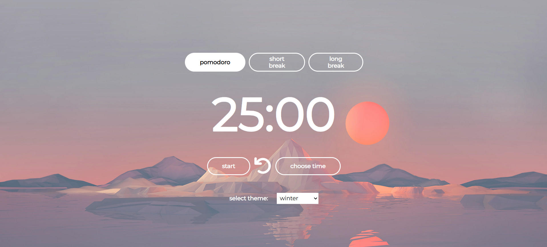 Pomodoro Timer project